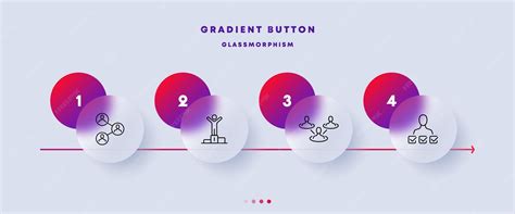 Infographie définie icône personne dans un cercle piédestal réalisation ...