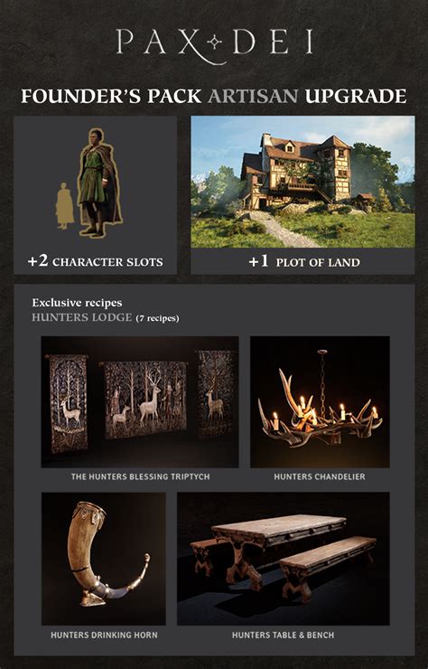 Founder's Pack Upgrade: Artisan - Epic Games Store