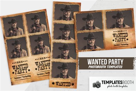 8 Best Country and Western Photo Booth Templates