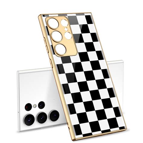 Midkart Electroplated Design Plexiglass Case Compatible with Samsung ...