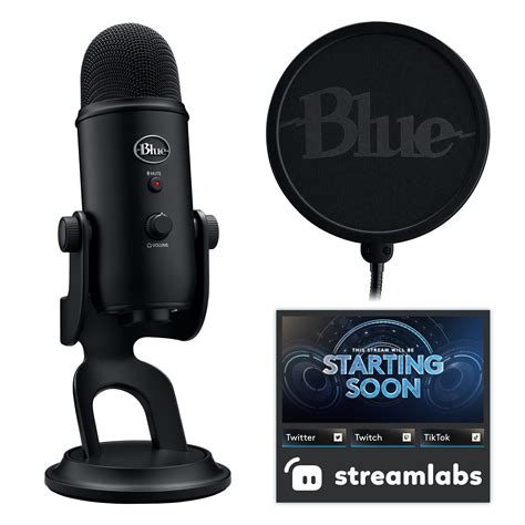 Logitech For Creators Blue Yeti Game Streaming Kit With Yeti ...