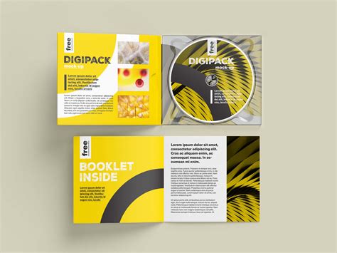 Cd Digipack Mockup Psd
