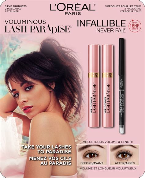 L’Oréal Paris Voluminous Lash Paradise Mascara Infalliable Never Fail ...