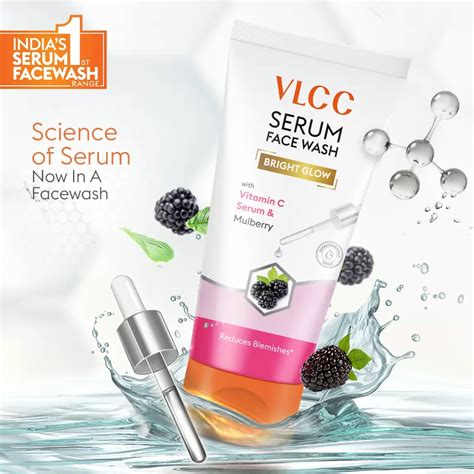 Buy Best Bright Glow Serum Face Wash with Vitamin C Serum & Mulberry ...