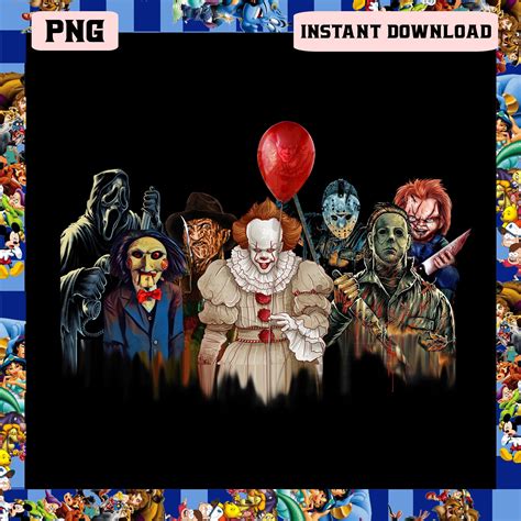 Horror Movie Killers Halloween Png, Horror Friends Character | Inspire ...