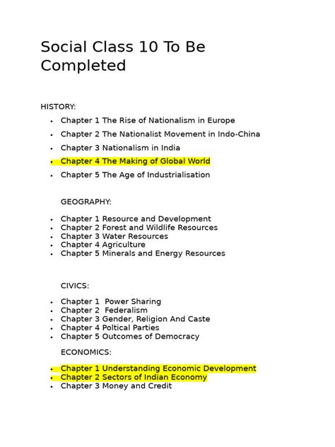 Image result for Social Class 10 Lessons Context