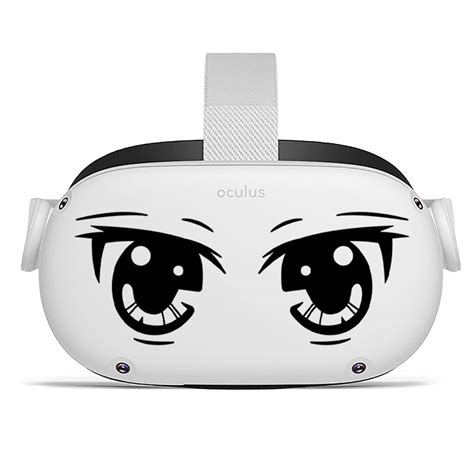 Buy Oculus Quest 2 VR Headset Vinyl Stickers - Cartoon Anime Eyes Vinyl ...