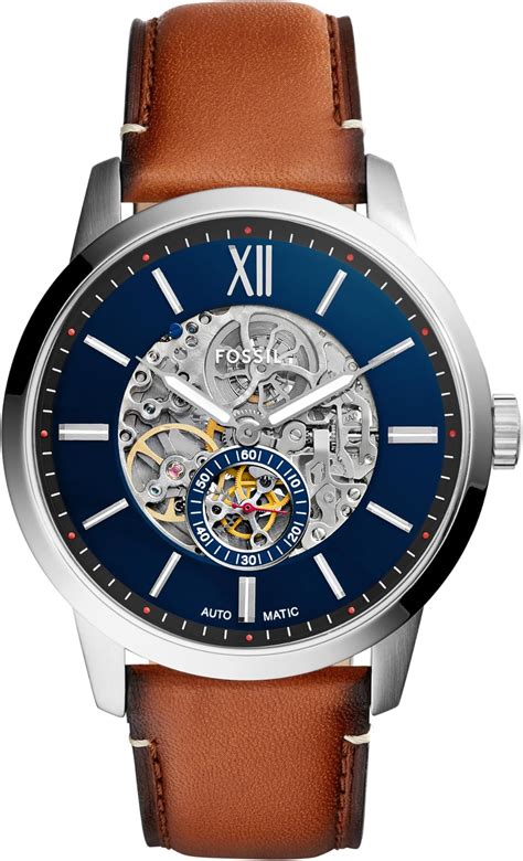 Buy Fossil Analog Black Dial Men's Watch - Fs5437 - Leather at Amazon.in