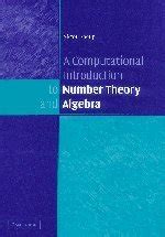 Buy A Computational Introduction to Number Theory and Algebra Book ...