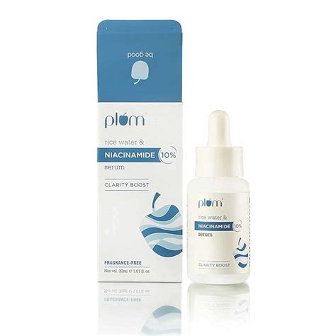 Buy Plum 10% Niacinamide Serum with Rice Water | Serum for Face ...