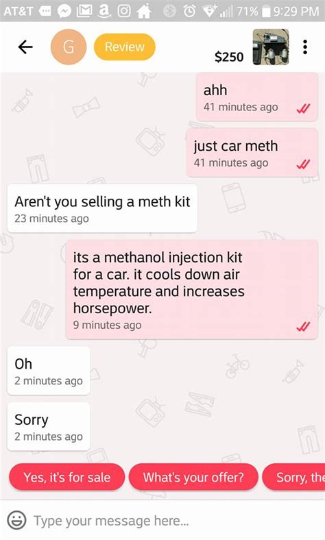 Guy Selling Methanol Injection Kit For Car Approached By 'Cop' Who ...