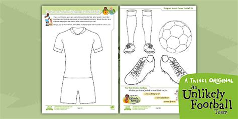 Design an Animal-Themed Football Kit Activity