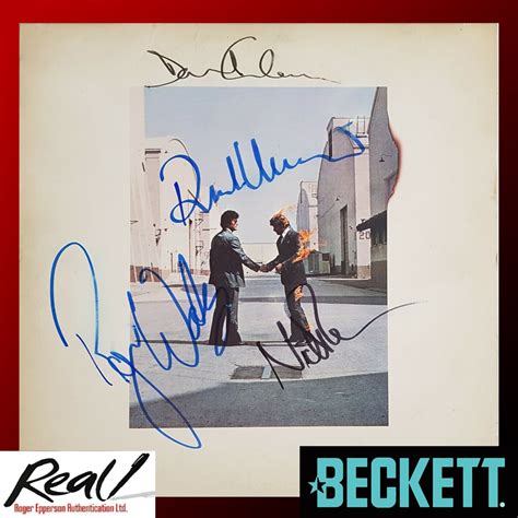 Lot Detail - Pink Floyd Rare & Desirable Group Signed "Wish You Were ...