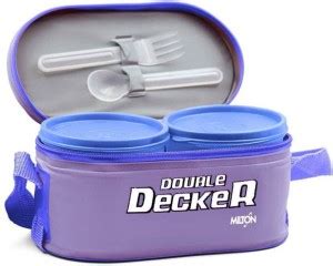 Flipkart.com | MILTON Double Decker 3 Containers Lunch Box