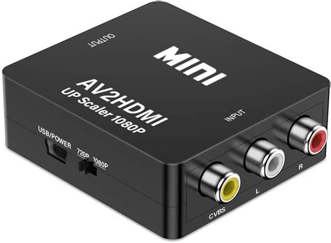 Amazon.in: Buy KLKE Tobo AV to HDMI Converter, RCA to HDMI,1080P Mini ...