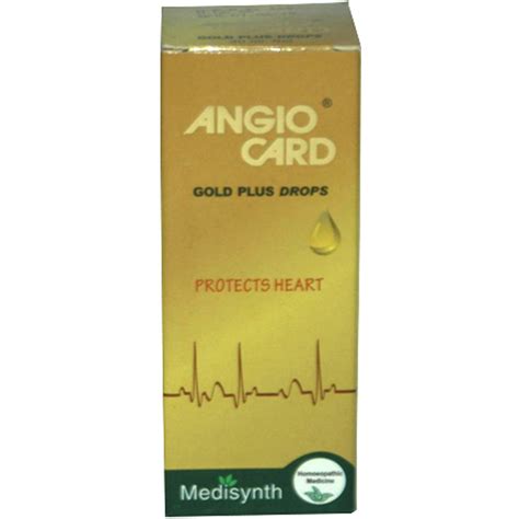 Buy Medisynth Angio Card Gold Drops (30ml) From Homoeobazaar.com at 33% OFF