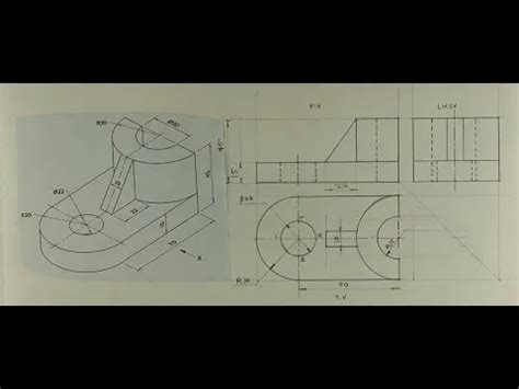 Orthographic projection - Engineering drawing - Technical drawing ...