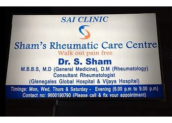 3 Best Rheumatologist Doctors in Chennai, TN - Expert Recommendations