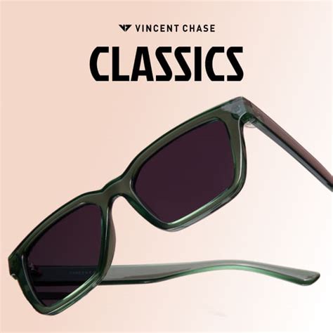 Buy Green Black Full Rim Square Vincent Chase Polarized CLASSICS VC ...