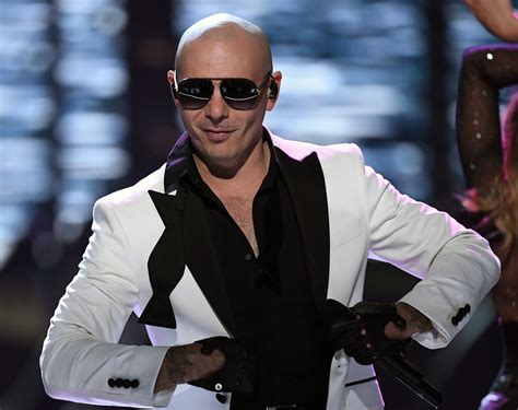 Pitbull The Singer With Hair