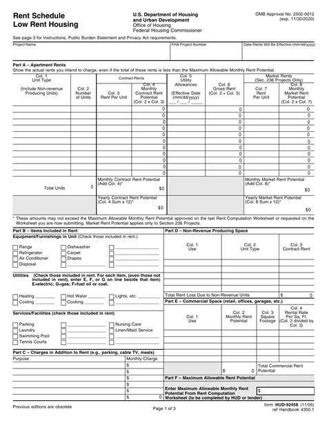 Hud Rent Calculation Worksheet Excel - Worksheets Library