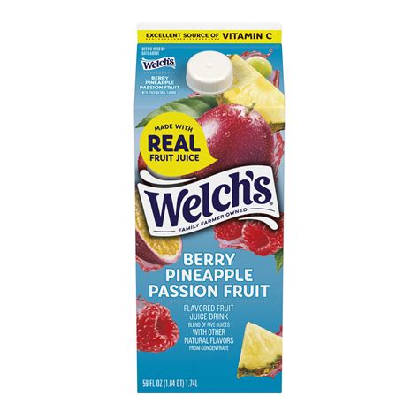 Welch's Berry Pineapple Passion Fruit Fruit Juice Drink, 59 fl oz ...