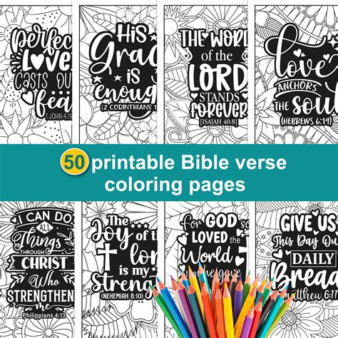 Free Printable Bible Verse Coloring Pages