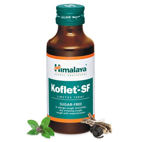 Himalaya Koflet-SF Linctus Syrup, 100 ml Price, Uses, Side Effects ...