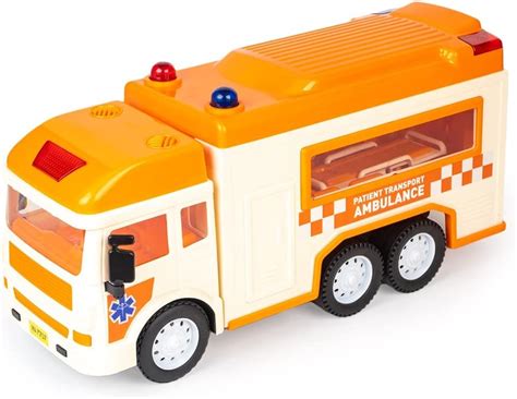 MY FIRST WHEELS Ambulance Emergency Service Van Friction Powered Big ...