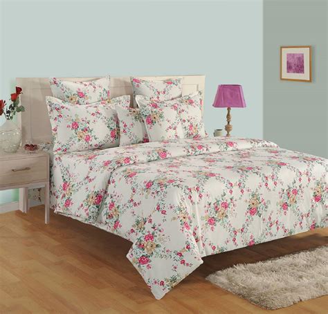 Swayam Off White Colour Floral Single AC Comfortor - 150 GSM : Amazon ...