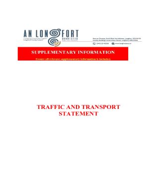 Fillable Online Traffic and Transport Statement Fax Email Print - pdfFiller