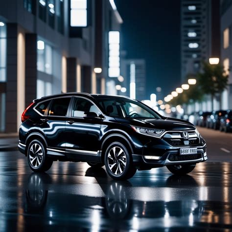 Black Honda CRV in Night City | Stable Diffusion Online