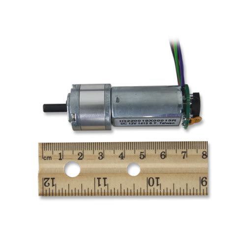 DC Motor/Gearbox (1:19 Gear Ratio): Custom 12V Motor Designed for ...