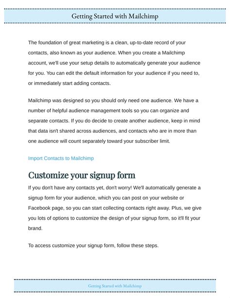 MailChimp Tutorial PDF 的图像结果
