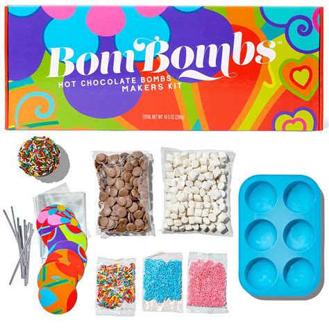 Buy Bombombs DIY Hot Chocolate Bombs Kit, DIY Hot Cocoa Bomb Set ...