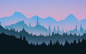 Wallpaper mountains, castle, trees, fantasy, art hd, picture, image