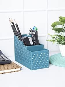 Market99 Dark Cyan Table Desk Organizer with Four Compartments ...