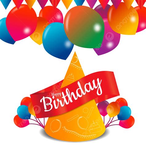 Happy Birthday Balloons Design Vector, Happy Birthday, Balloons, Design ...