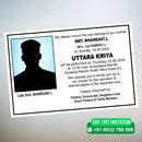 Uttara Kriya Ceremony Invitation Card Template Editing Online - ED09 ...