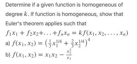 Image result for Homogeneous Function Meaning