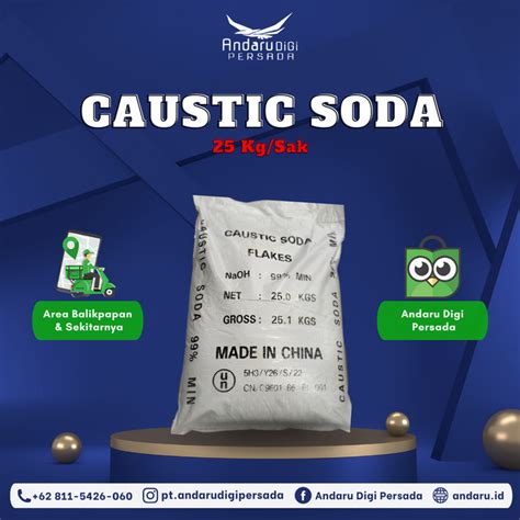 Jual Caustic Soda Flakes/Natrium Hidroksida/NaOH/25Kg/Sak - Kota ...