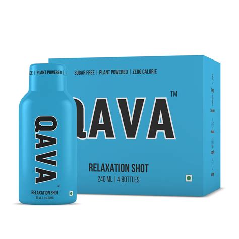 QAVA Relaxation Shot | Plant-Powered Stress Relief | Calms Mind ...