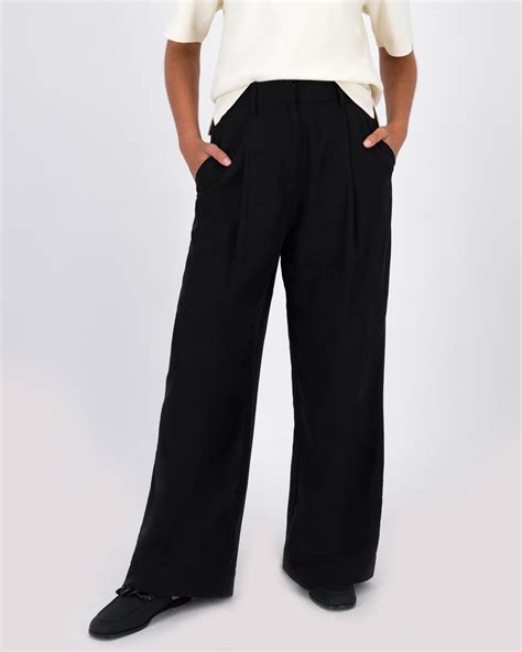 Freja Wide Leg Pleat Pant - Poetry Clothing Store
