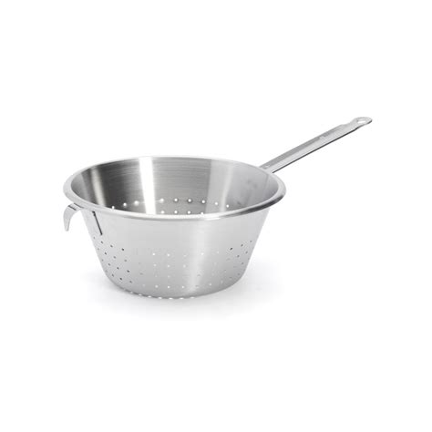 Stainless steel conical colander with handle Ø24cm - de Buyer