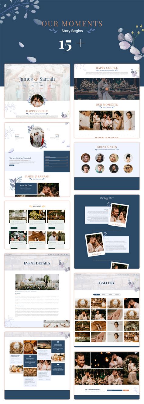Clover - Wedding HTML Responsive Template - TemplateMonster