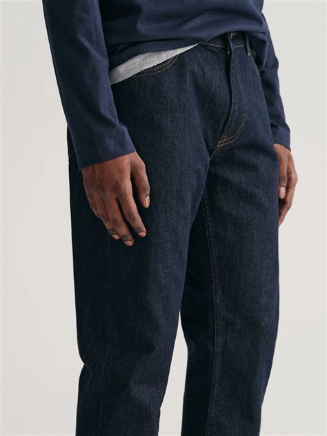 Shop Gant Men Solid Regular Fit Jeans Online – Iconic India