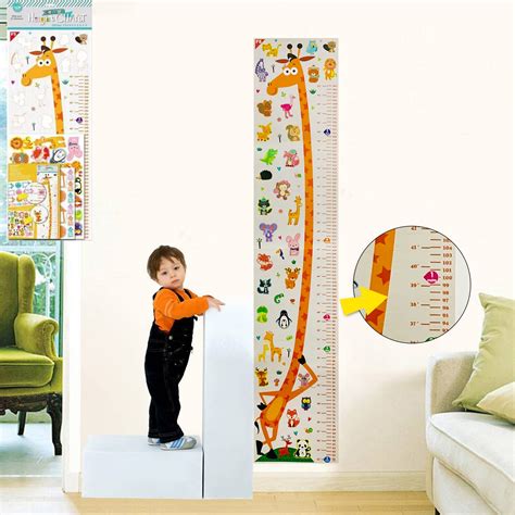 Wall Sticker Growth Chart For Kids Height Chart For Boys | Desertcart INDIA