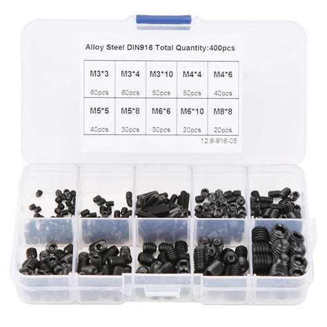 Headless Screws, Standard Hex Grooves Concave End Tightening Set Small ...