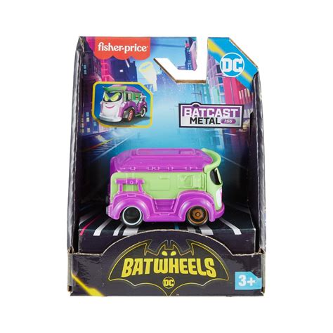 Fisher-Price DC Batwheels Prank The Joker Van 1:55 Scale Vehicle ...