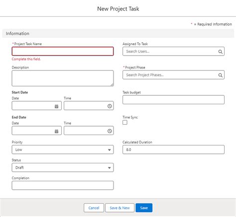 Image result for Project Task Form